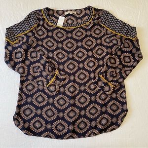Loft Printed Medallion Blouse